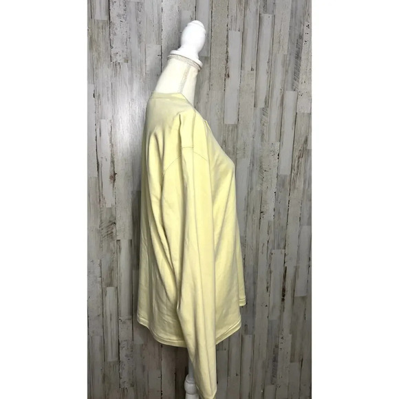 NWT Southern Proper‎ Men's Medium Long Sleeve Henley Shirt Yellow - Picture 4 of 7